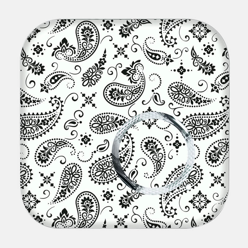 White Paisley Full Body