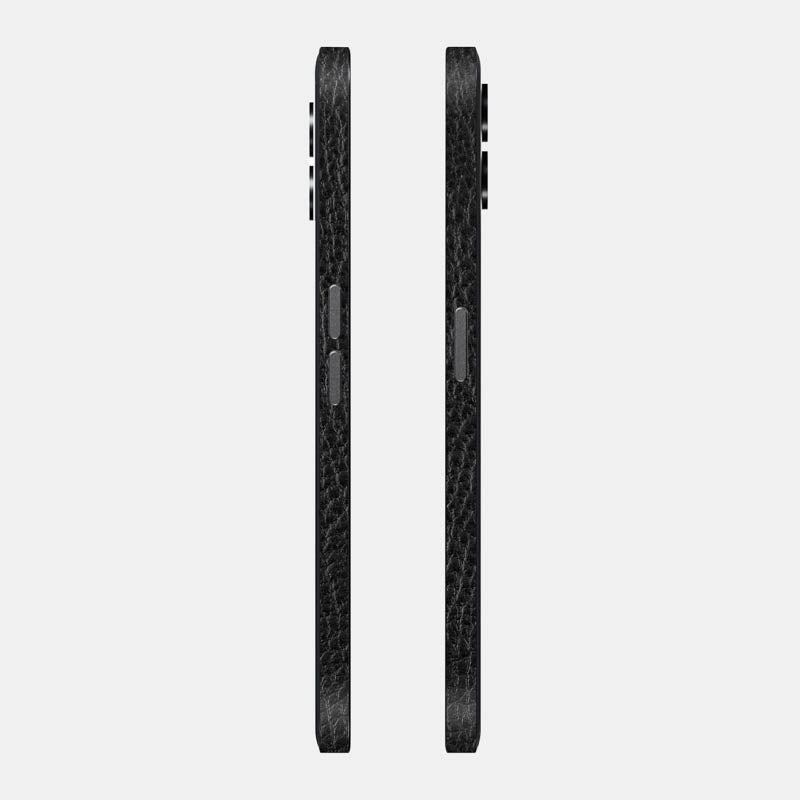 black leather Glass Back