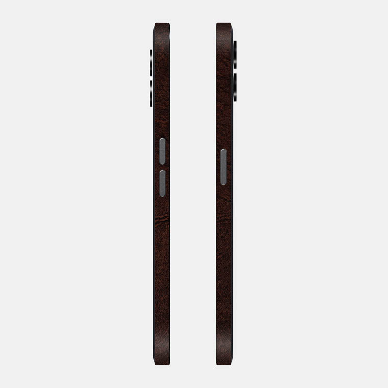 brown leather Glass Back
