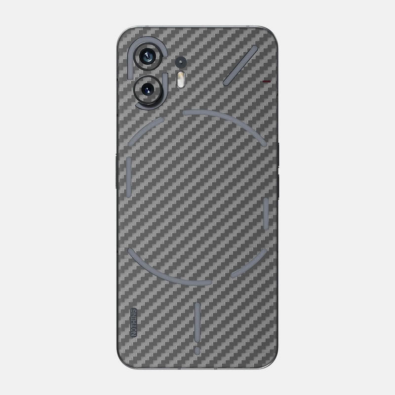 Carbon Fibre Grey Glass Back