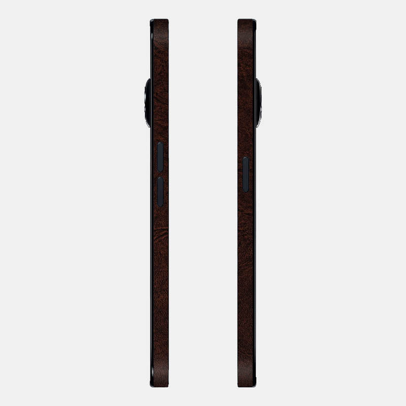 brown leather Glass Back