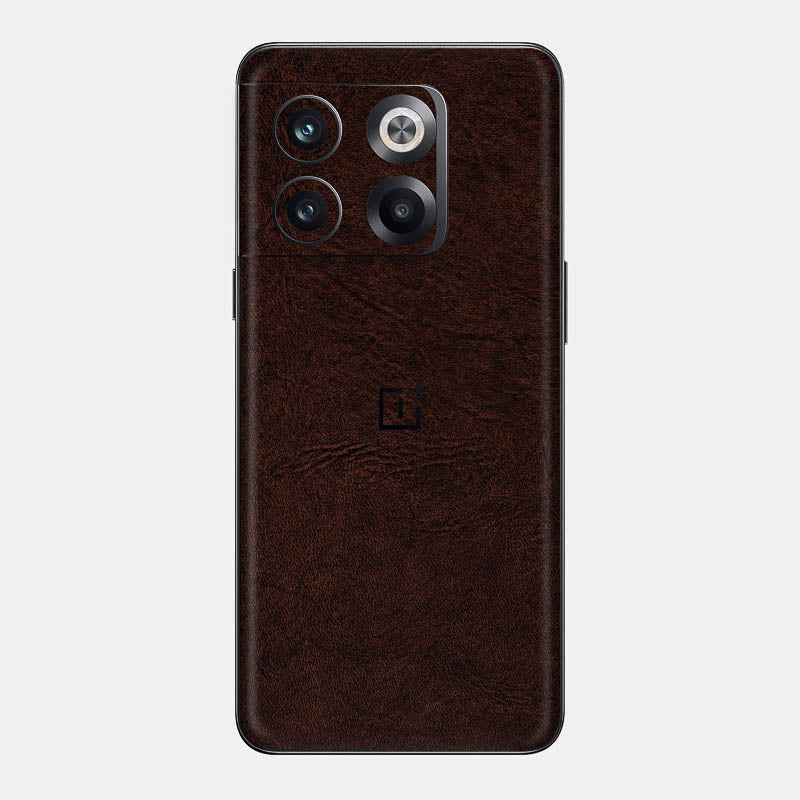 Brown Leather Glass Back