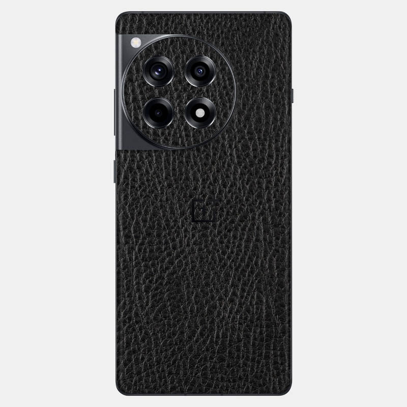 Black Leather Glass Back