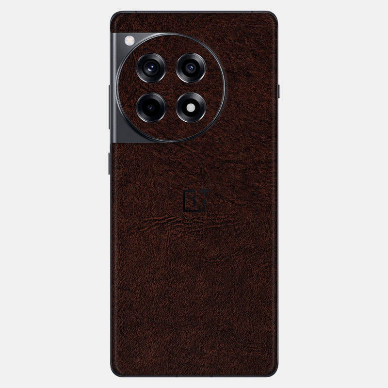 Brown Leather Glass Back