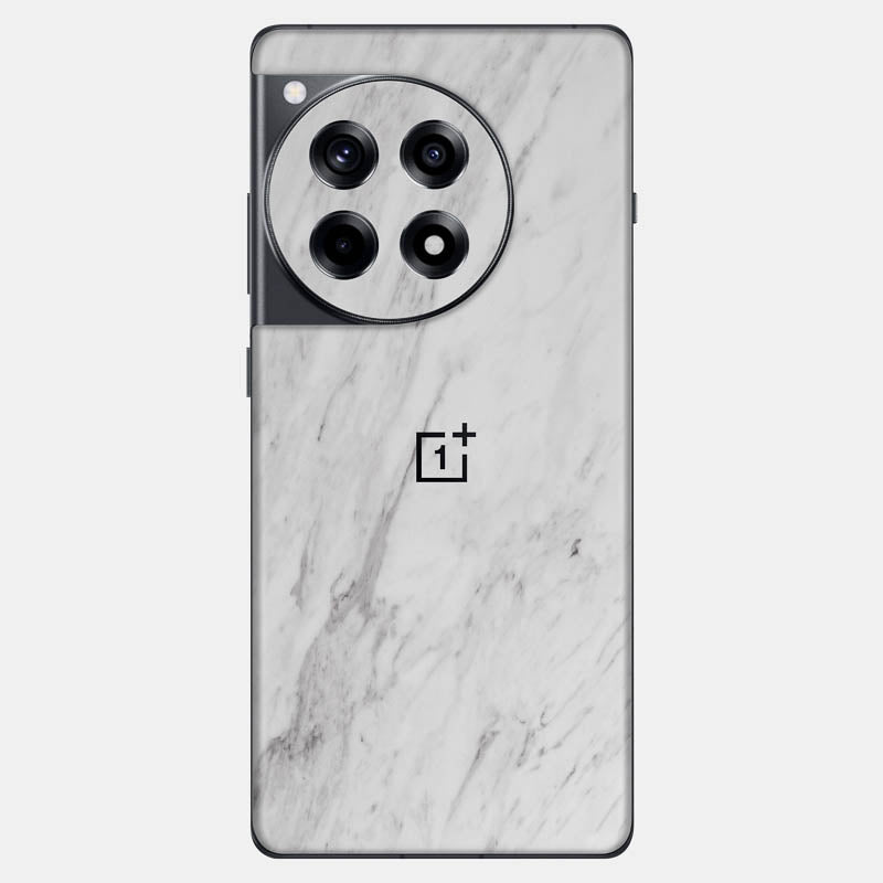 White Marble Glass Back