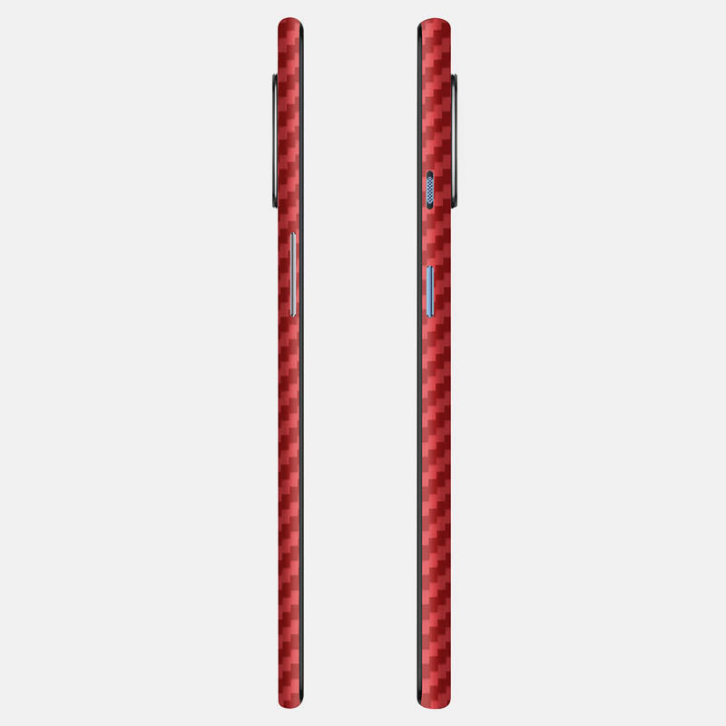 Carbon Fibre Red Full Back