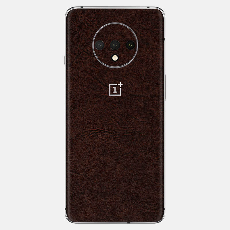 Brown Leather Glass Back
