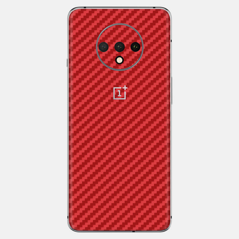 Carbon Fibre Red Glass Back