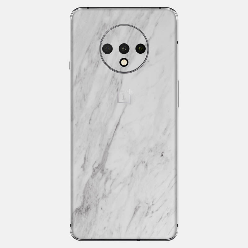 White Marble Glass Back