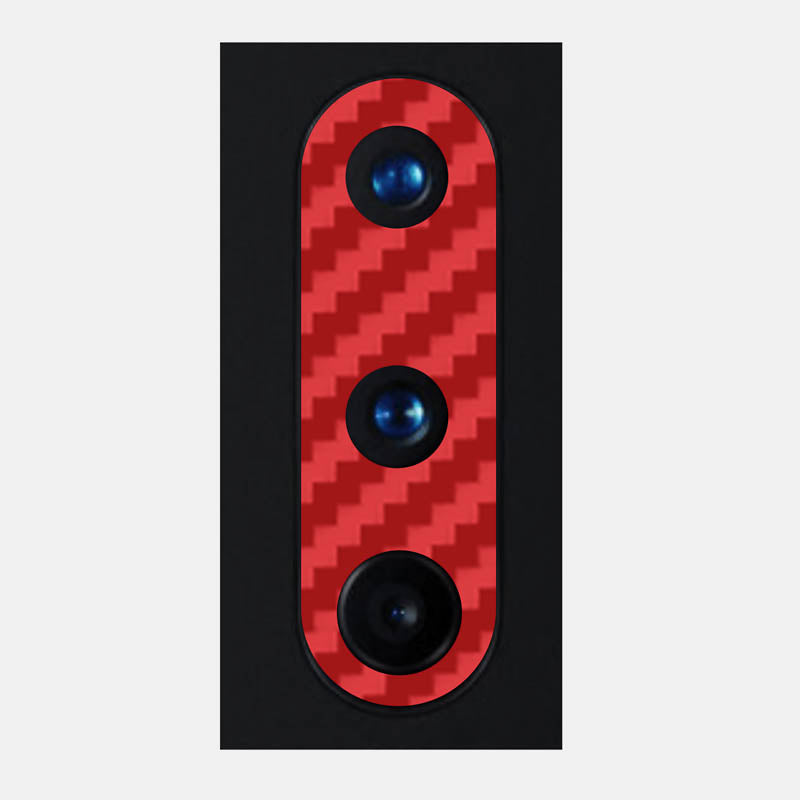 Carbon Fibre Red Pack of 2