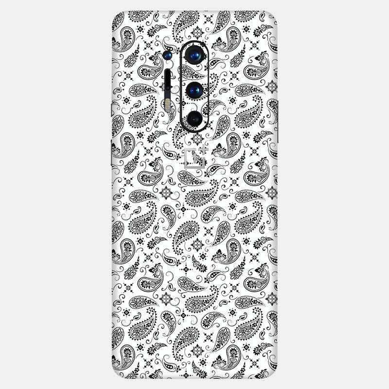 White Paisley Full Back