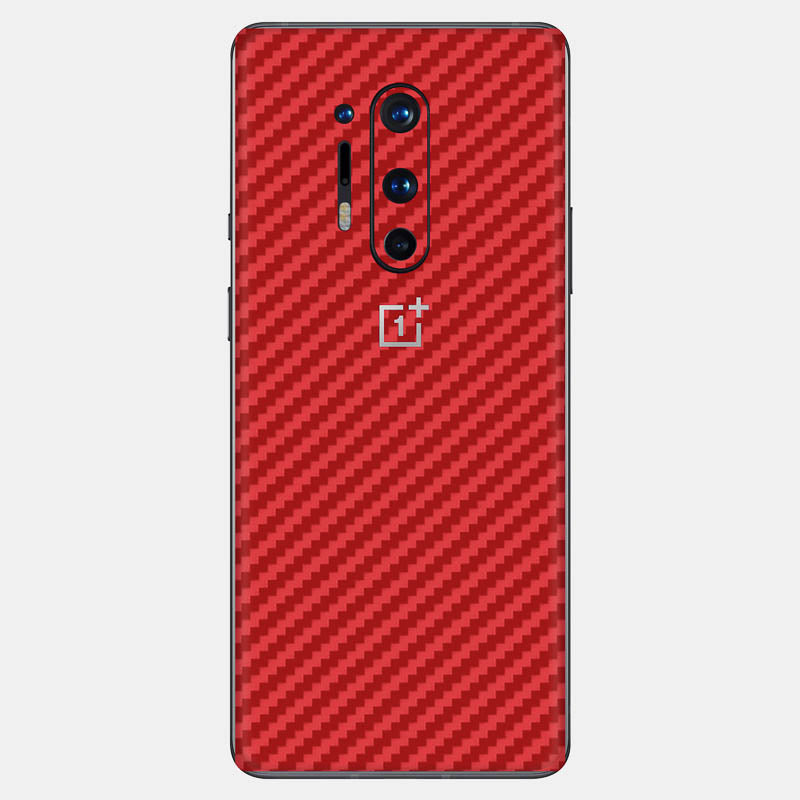 Carbon Fibre Red Glass Back