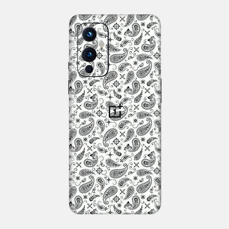 White Paisley Full Back