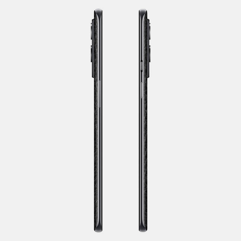 Black Leather Glass Back