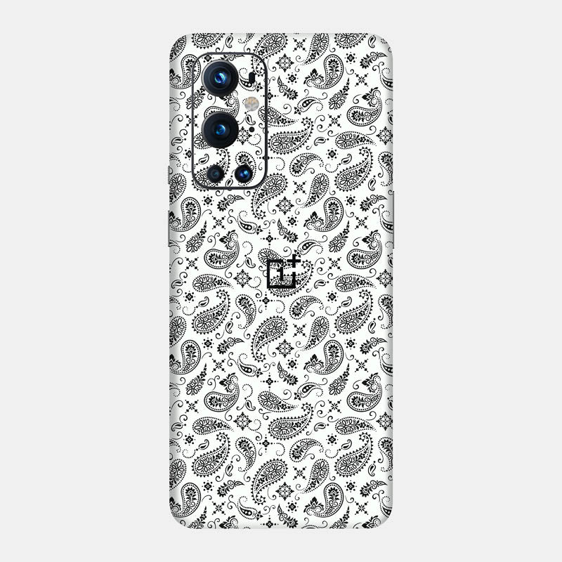 White Paisley Full Back