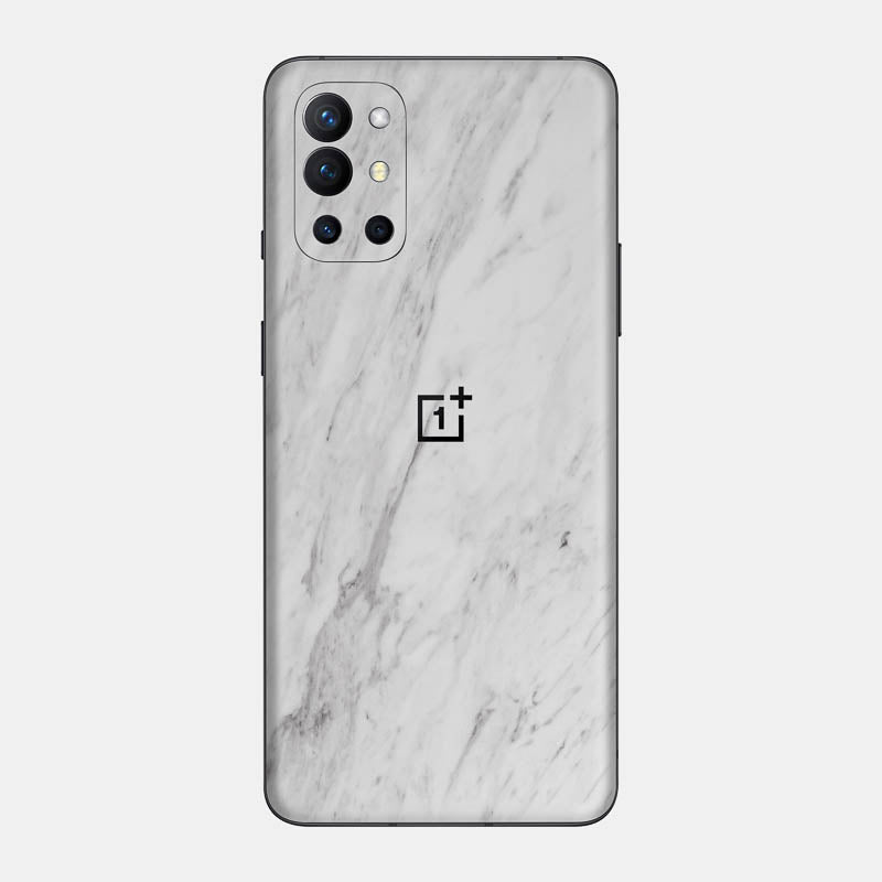 White Marble Glass Back