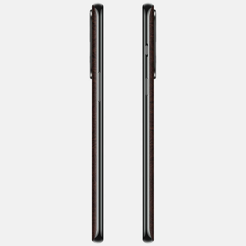 Brown Leather Glass Back
