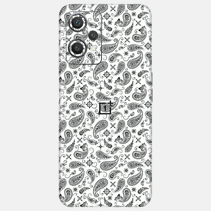 White Paisley Full Back