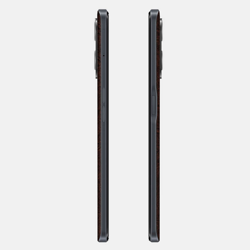 Brown Leather Glass Back