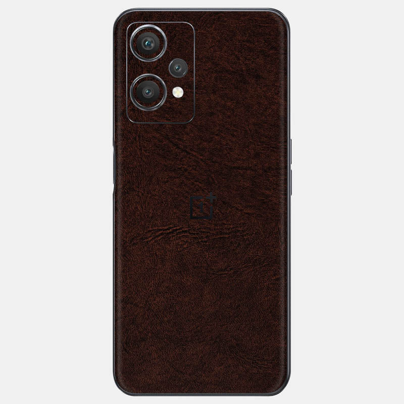 Brown Leather Glass Back