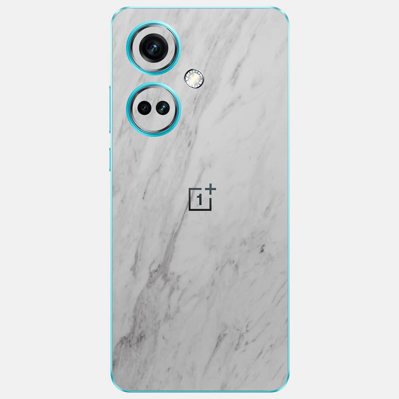 White Marble Glass Back