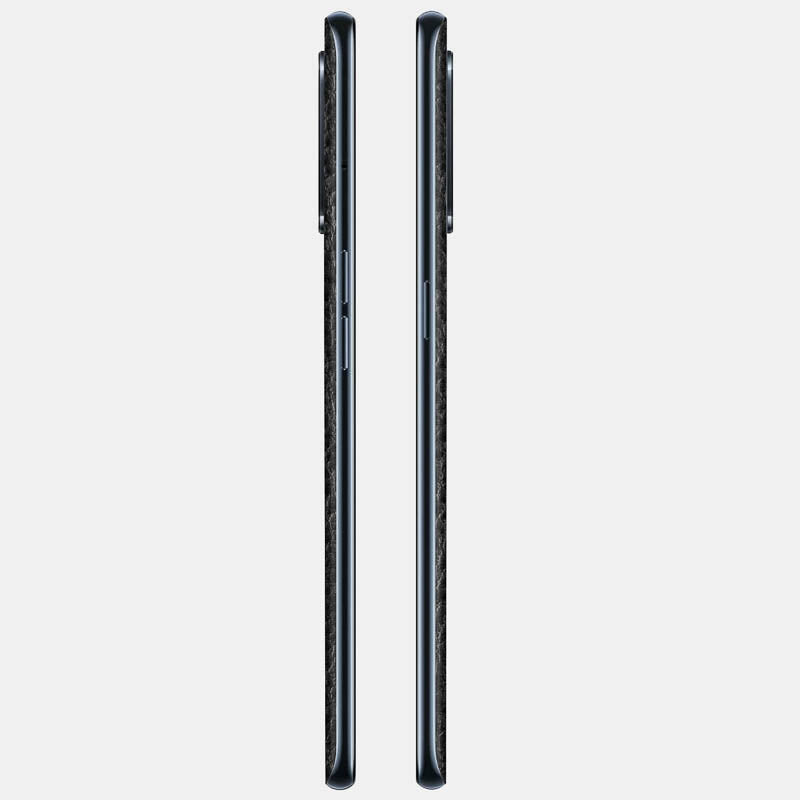 Black Leather Glass Back