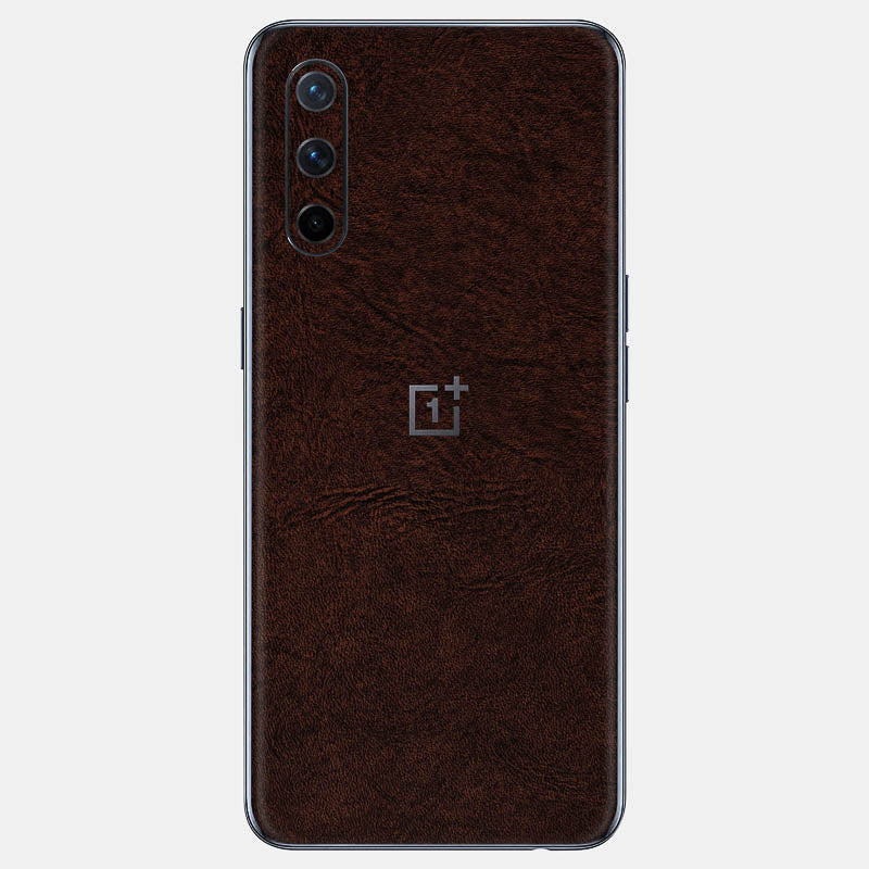 Brown Leather Glass Back