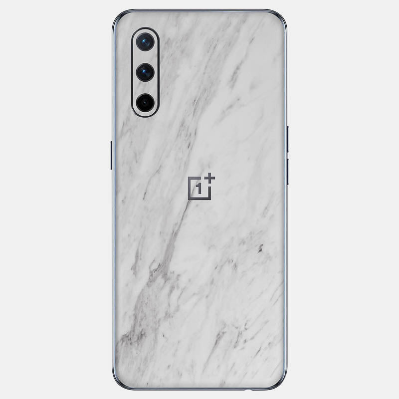 White Marble Glass Back
