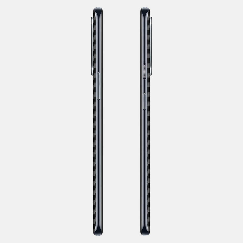 Carbon Fibre Black Glass Back
