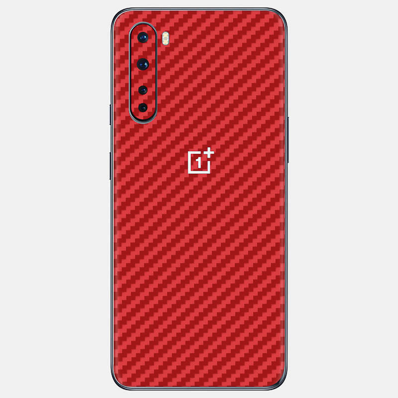 Carbon Fibre Red Glass Back