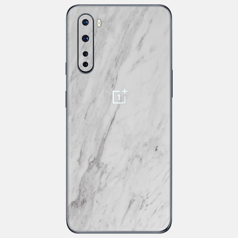 White Marble Glass Back