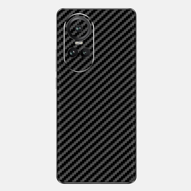 Carbon Fibre Black Glass Back