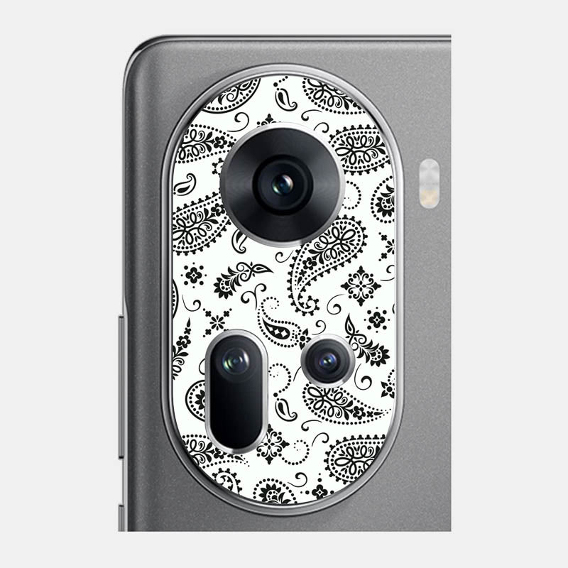 White Paisley Pack of 2