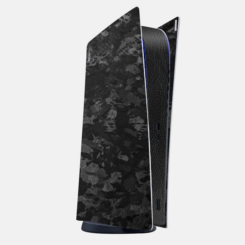 Black Leather Forged Carbon