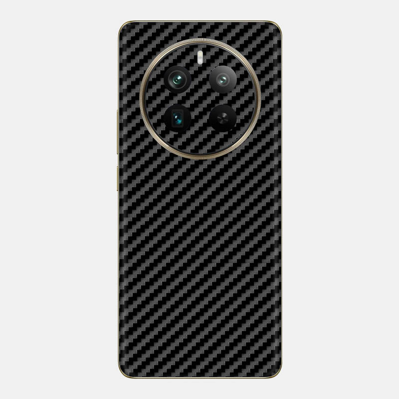 Carbon Fibre Black Glass Back