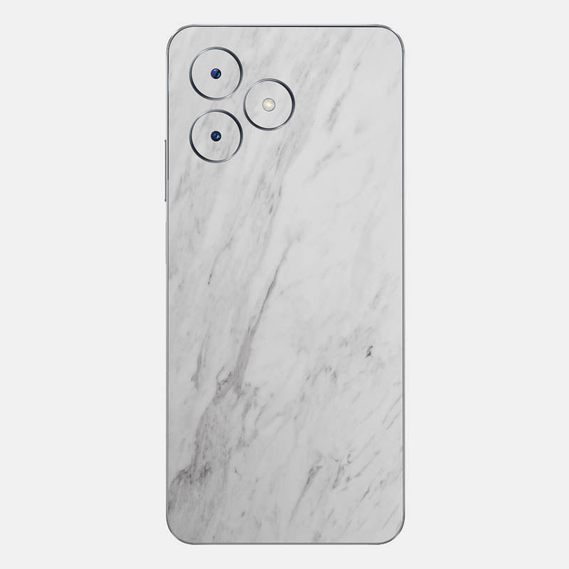 White Marble Glass Back