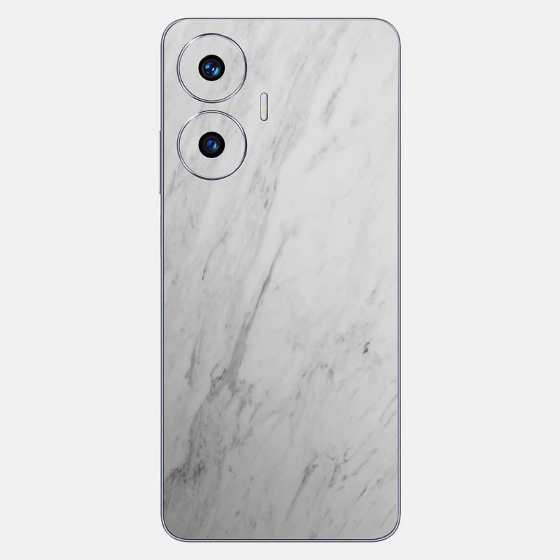 White Marble Glass Back