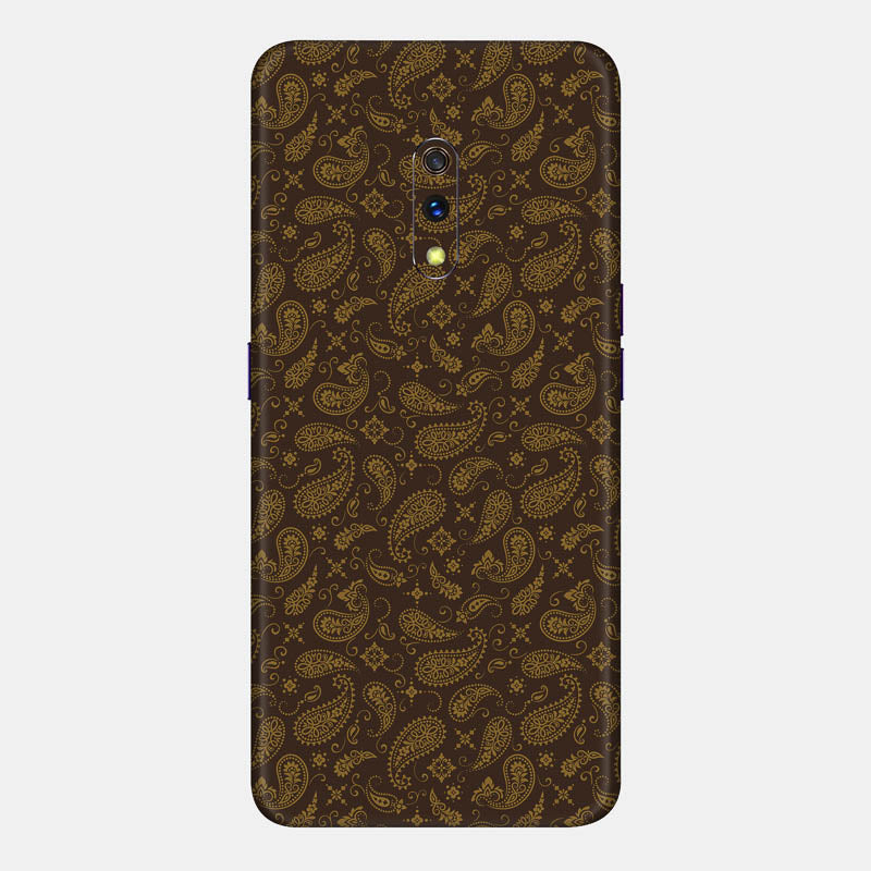 Brown Paisley Full Back