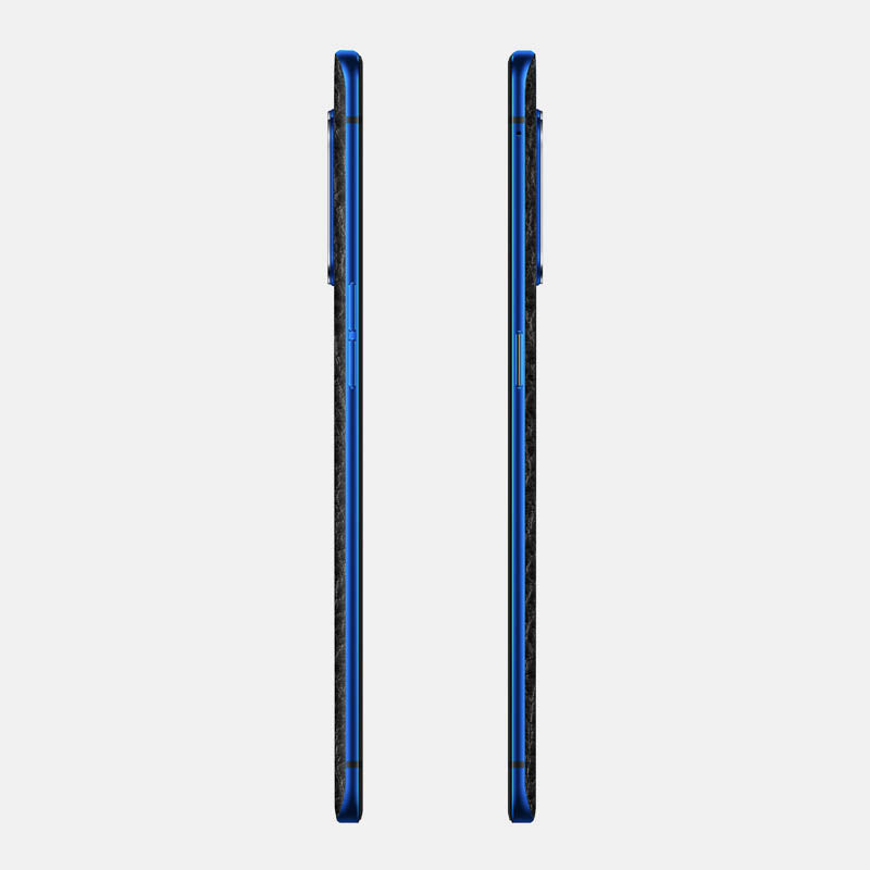 Black Leather Glass Back