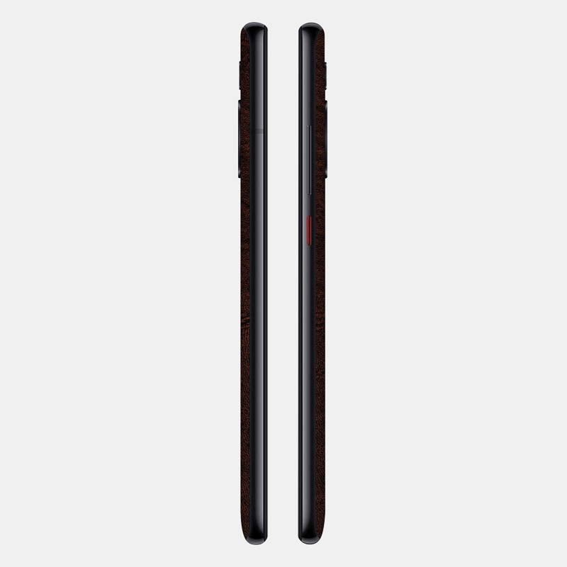 Brown Leather Glass Back