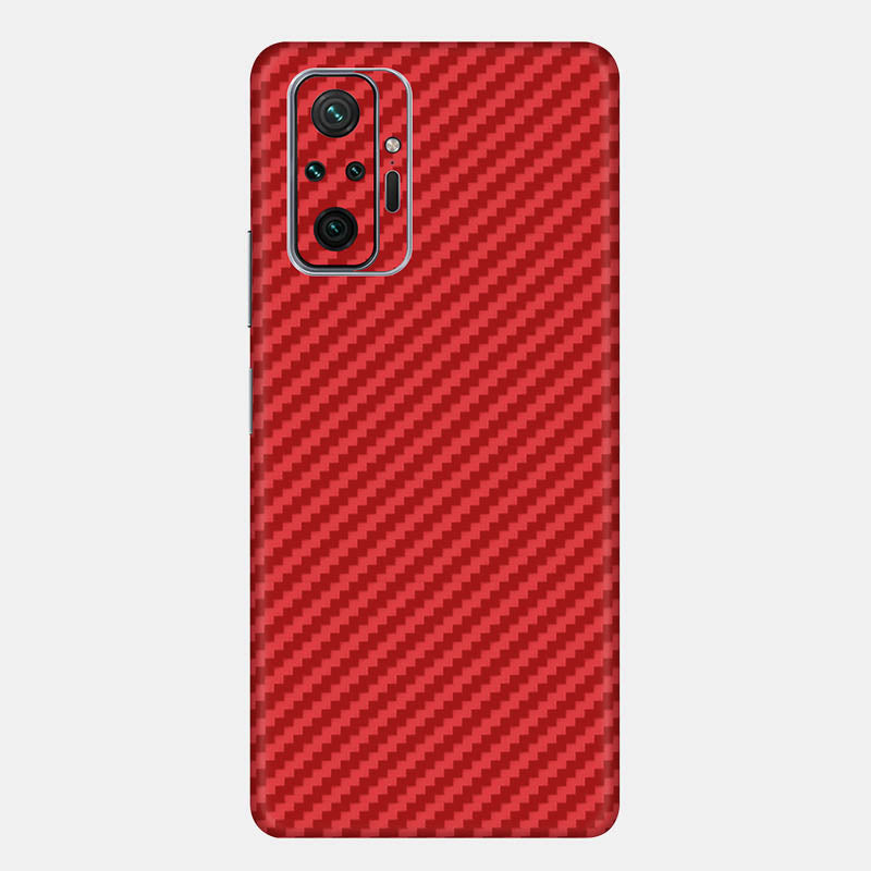 Carbon Fibre Red Full Back
