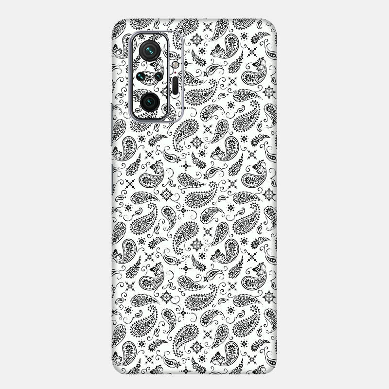 White Paisley Full Back