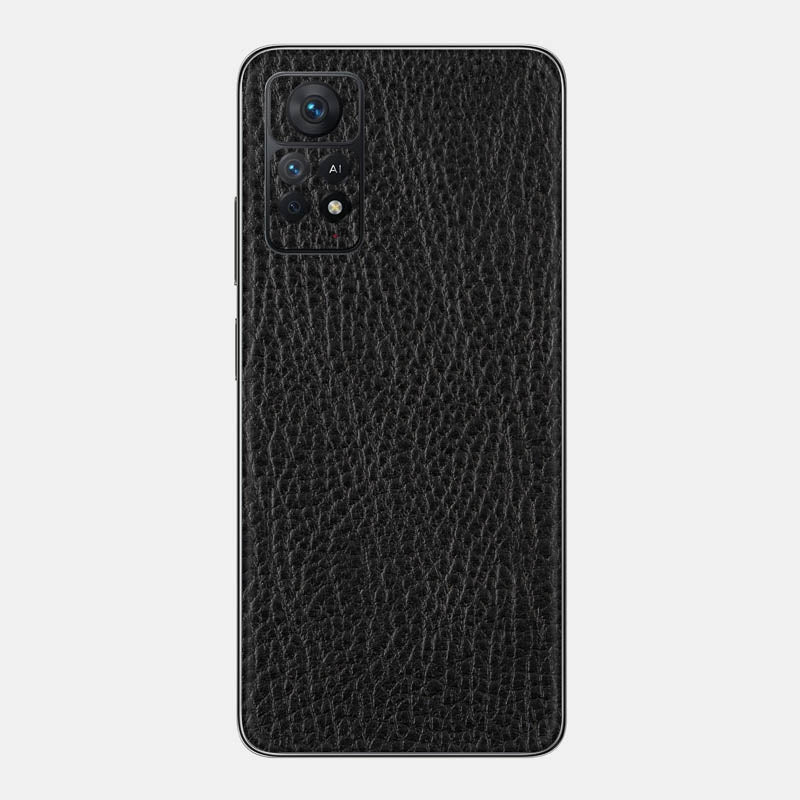 Black Leather Glass Back