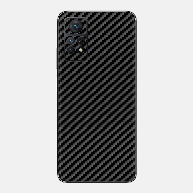 Carbon Fibre Black Glass Back