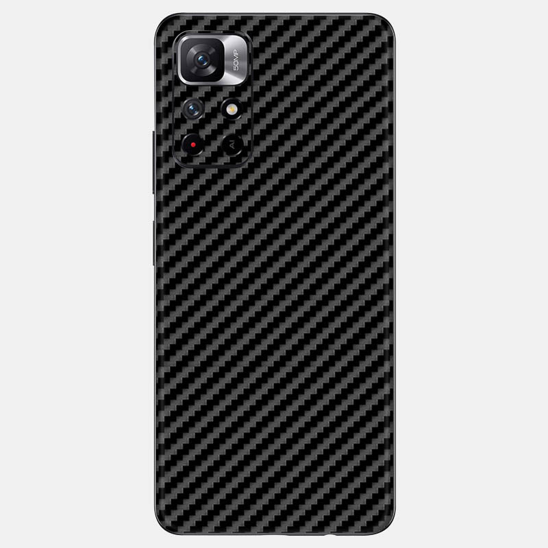 Carbon Fibre Black Glass Back