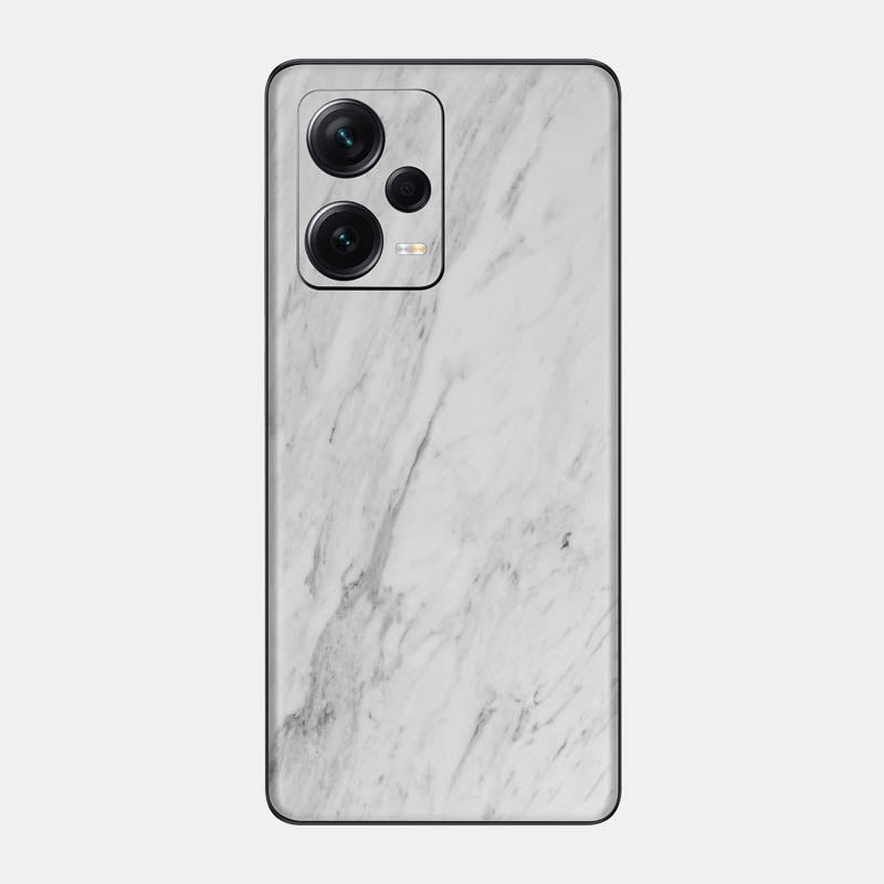 White Marble Glass Back