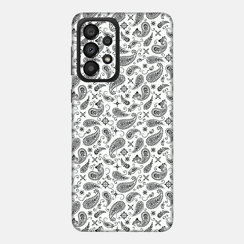 White Paisley Full Back