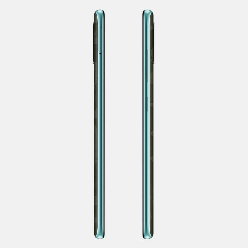 Green Camo Glass Back