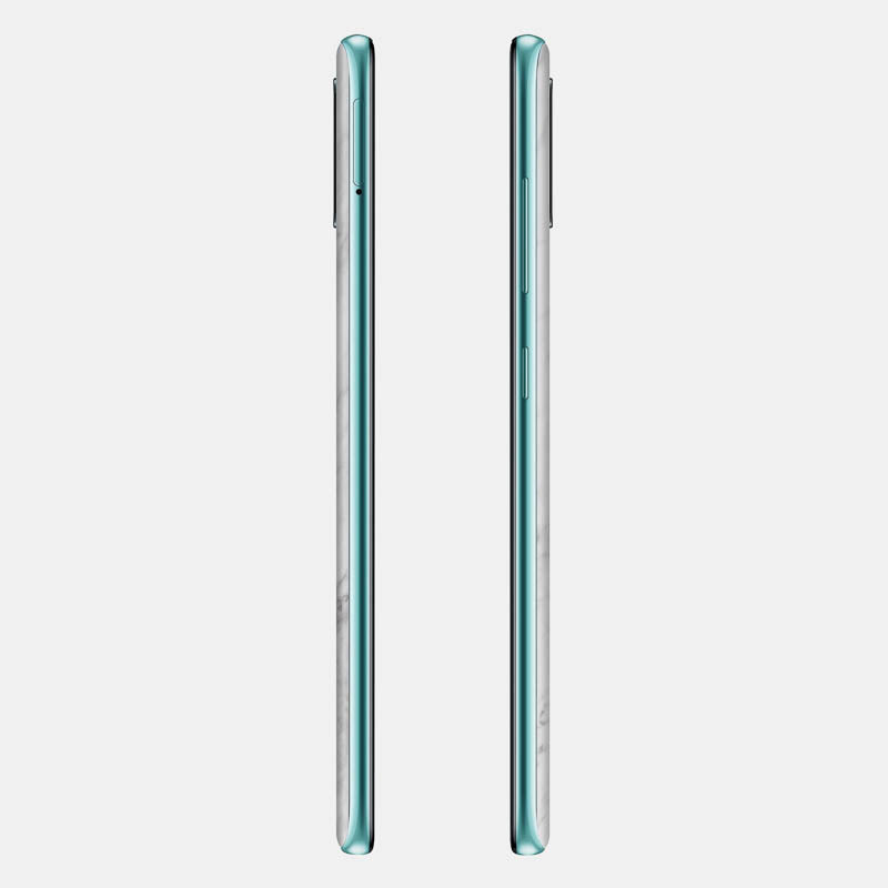 White Marble Glass Back