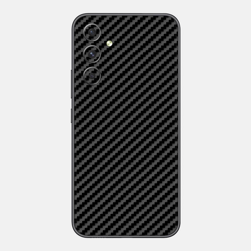 Carbon Fibre Black Glass Back